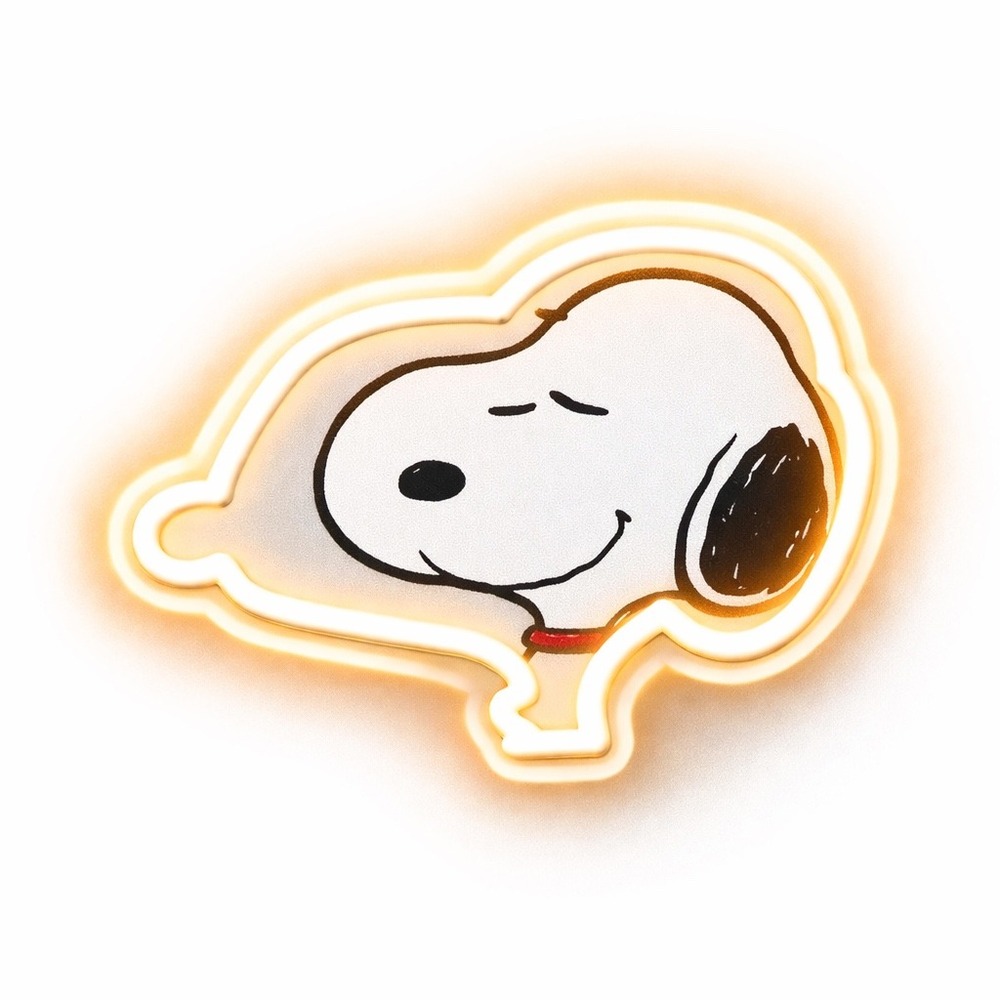 Peanuts Snoopy Neon LED Wall Light Kids Room Night Light Battery New Box Decor - Picture 6 of 8